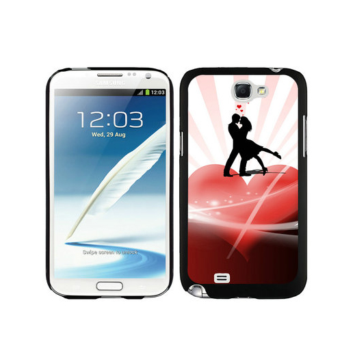 Valentine Kiss Samsung Galaxy Note 2 Cases DQE